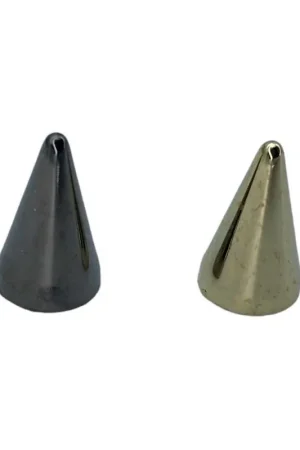 Borchia Metallizzata Materiale Plastica Lucido Cono Rivetto Pressione Alto 1x0,7 Cm Compra Online