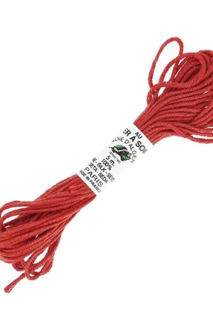 Fil à broder en soie pour broderie et couture - Soie d'Alger Red Coral (2644) x5m Pagamento Sicuro