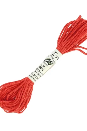 Fil à broder en soie pour broderie et couture - Soie d'Alger Framboise (2921) x5m Direttamente Dal Produttore