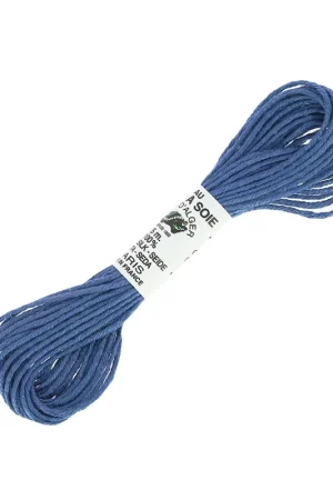 Fil à broder en soie pour broderie et couture - Soie d'Alger Denim Blue (1423) x5m Spedizione Espresso
