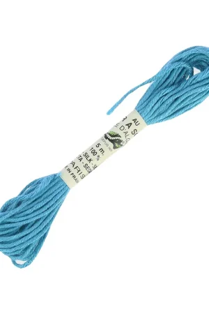 Prezzo Conveniente Fil à broder en soie pour broderie et couture - Soie d'Alger Dark Turquoise (1444) x5m