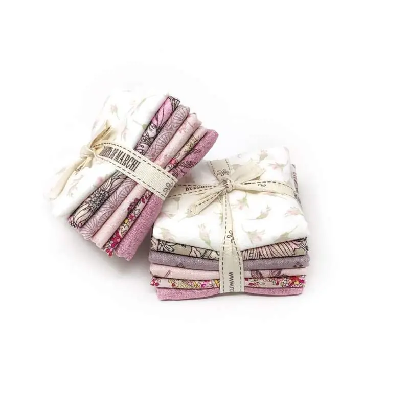 Spedito Oggi Pacchettino di Tessuti Rosa, 6 da 25 x 27 cm