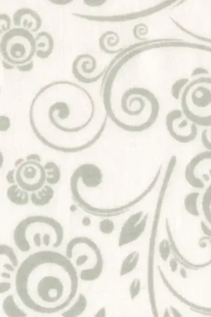 Offerta Speciale Basic Palette, Tessuto per Retro Bianco con Decorazione Tono su Tono