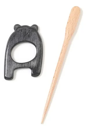 Spedito Oggi Spillone di fermaglio Flora Lazy Bear KnitPro