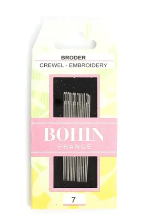 Aiguilles à broder Bohin n°7 x15 Bestseller