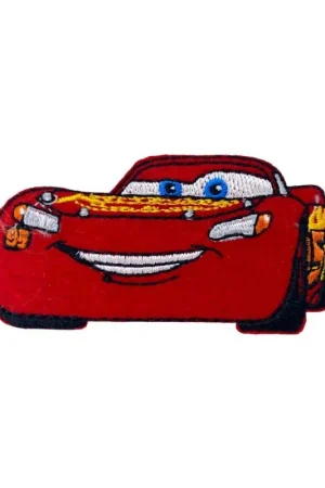 Patch Termoadesiva Macchina Sportiva Rossa – Ricamo 7x3,5 Cm Prezzo Di Fabbrica