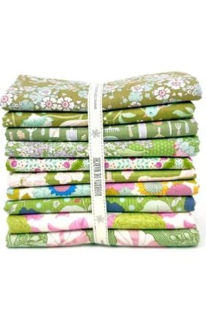Novità Tilda Bundle Verde, 10 Fat Quarter 50 x 55 cm