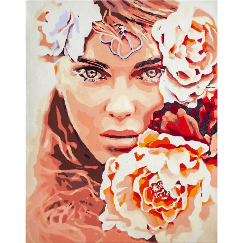 Occasione Kit per dipingere con i numeri - Look incantevole - Lanarte