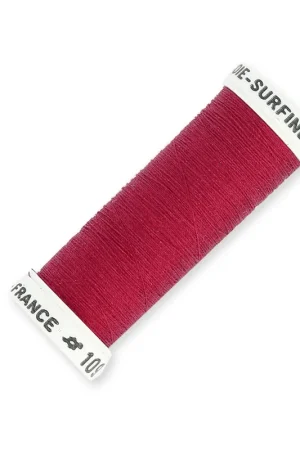 Subito Disponibile Fil à broder pour broderie perlée de Lunéville Soie surfine Bordeaux (109) x100m