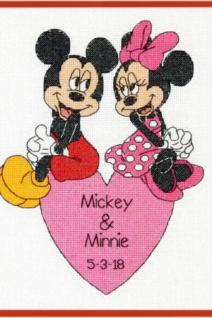 Kit punto croce - Mickey e Minnie - Dimensions Saldi