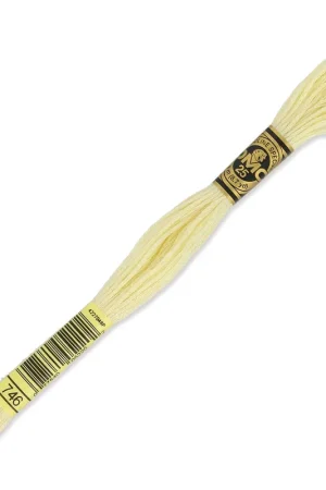 Scelto Dai Clienti Fil à broder DMC Mouliné Spécial 117 MC Ivoire (746) x8m