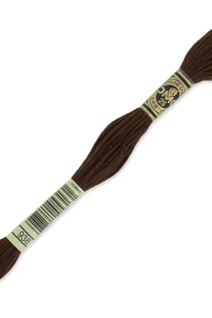 Fil à broder DMC Mouliné Spécial 117 MC Chocolat (938) x8m Novità