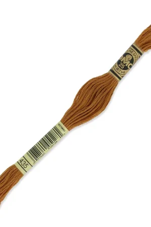 Offerta Lampo Fil à broder DMC Mouliné Spécial 117 MC Marron Clair (435) x8m