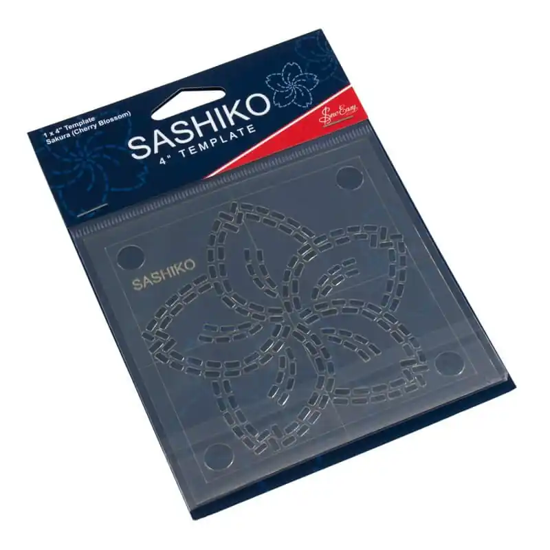 Offerta Limitata Base per ricamo Sashiko Fiore di Ciliegio 10,15 cm - Sew Easy