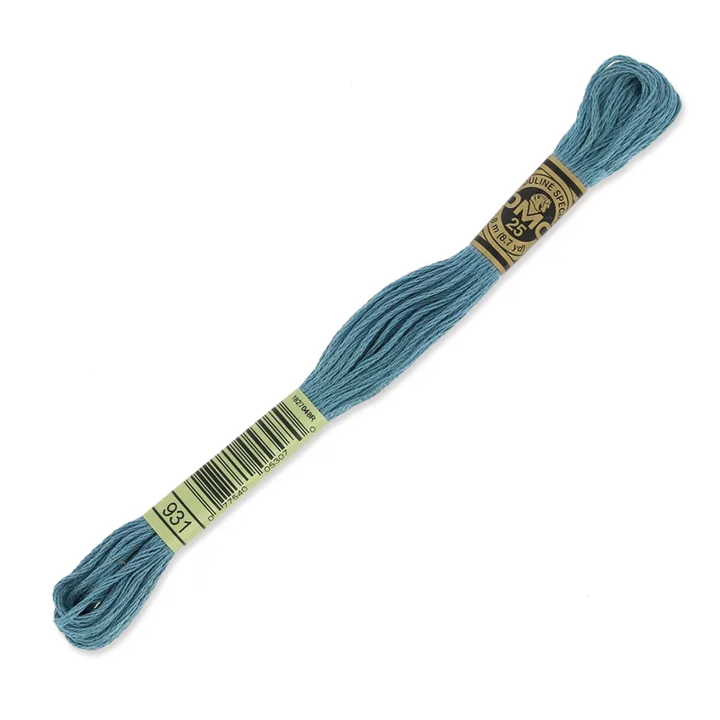 Must-Have Fil à broder DMC Mouliné Spécial 117 MC Ciel d'orage (931) x8m