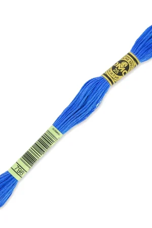 Spedizione Espresso Fil à broder DMC Mouliné Spécial 117 MC Sapphire (798) x8m