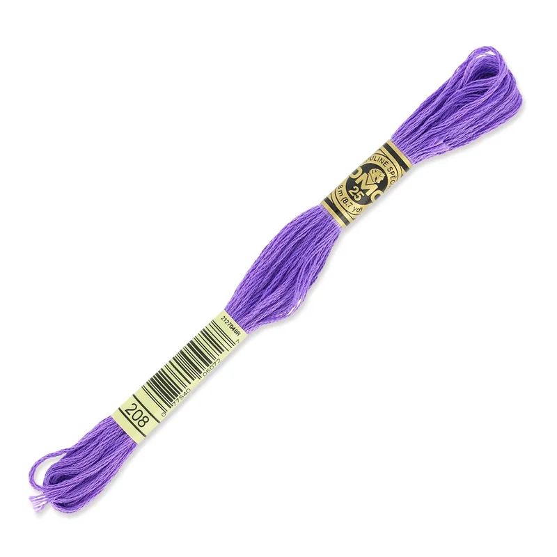 Fil à broder DMC Mouliné Spécial 117 MC Parme (208) x8m Prezzo Scontato