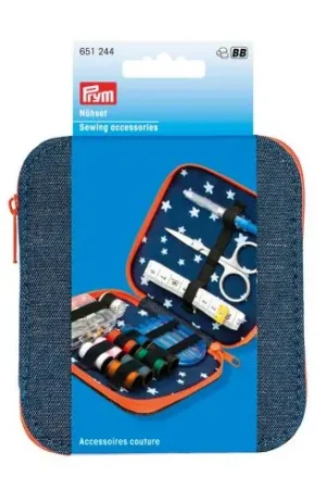Offerta Del Giorno Kit da cucito - Kit da viaggio - blu jeans/arancione - Prym