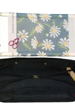 Reso Gratuito Telaio per ricamare - Telaio + Valigia - 38x18 cm - LMC