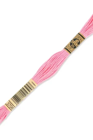 Fil à broder DMC Mouliné Spécial 117 MC Rose (3708) x8m A Buon Prezzo