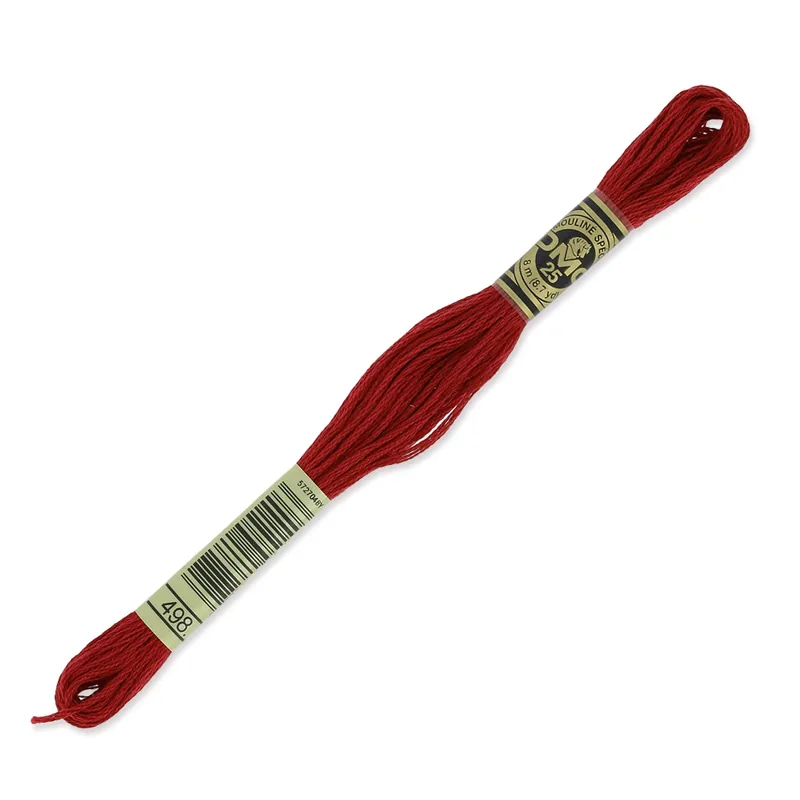 Affare Fil à broder DMC Mouliné Spécial 117 MC Siam (498) x8m