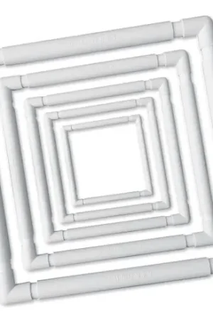 Nuovo Arrivo Telaio per ricamare - Telaio a clip bianco - LMC