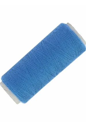 Bobine de fil imitation coton pour réaliser ses pompons Bleu  x120m Direttamente Dal Produttore