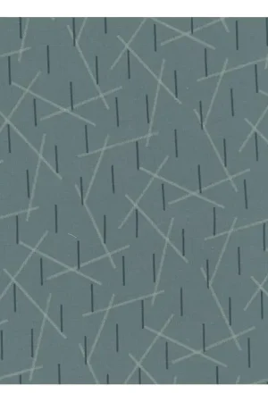 27th Centenary Collection by Yoko Saito, Tessuto Azzurro con Righe Economico