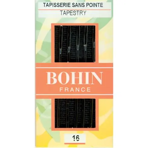 Reso Gratuito Aghi per tappezzeria - Aghi per arazzi a mano n°16 - Bohin