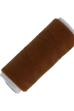 Bobine de fil imitation coton pour réaliser ses pompons Marron x120m Offerta