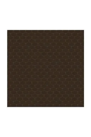 Henry Glass Right As Rain by Kim Diehl, Tessuto Marrone Scuro con Decorazione a Conchiglia Ultima Occasione