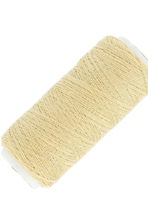 Prezzo Scontato Bobine de fil imitation coton pour réaliser ses pompons Beige x120m