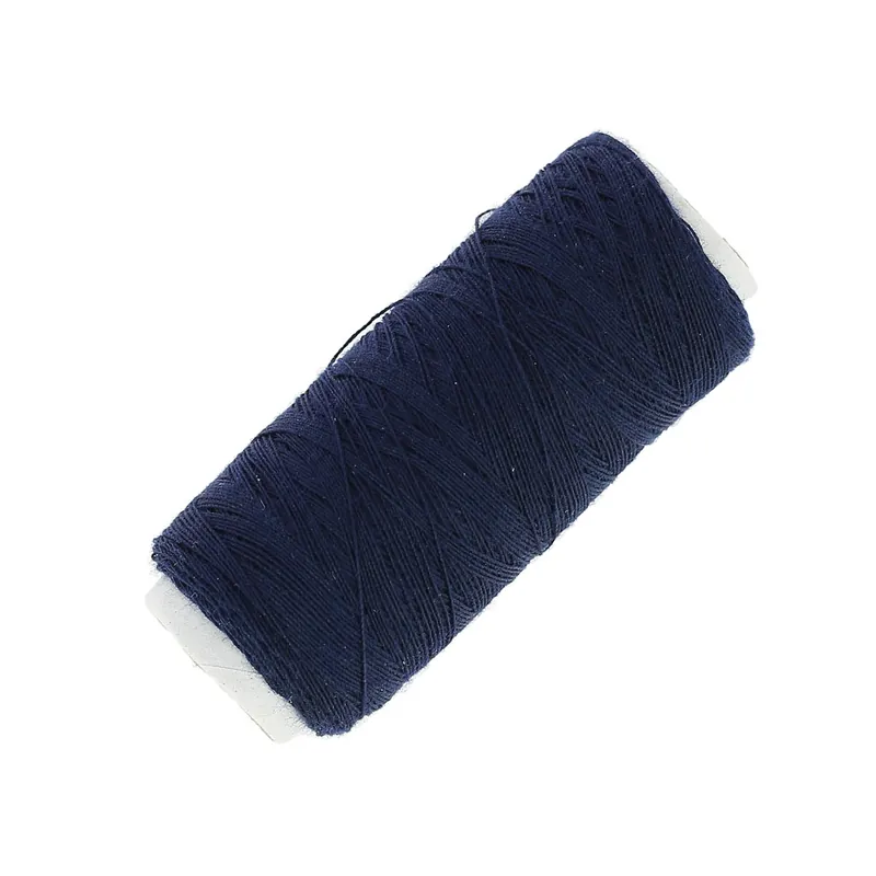 Bobine de fil imitation coton pour réaliser ses pompons Navy Blue x120m Di Tendenza