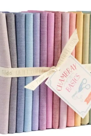 Tilda Chambray Basics, 15 Fat Quarter 50 x 55 cm Promo Stagionale