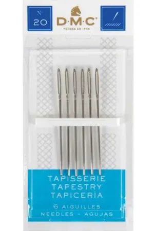 Spedito Oggi Aghi per tappezzeria - Aghi per arazzi a mano n°20 - DMC