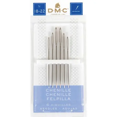 Aghi da ricamo - Aghi da ricamo in ciniglia n°18 a 22 - DMC Quantità Limitata