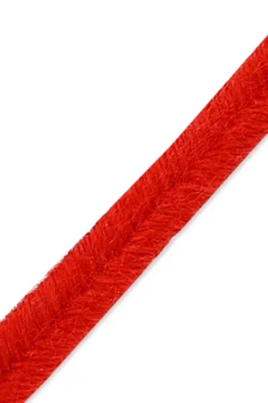 Direttamente Dal Produttore Soutache shiri velvet fabrication italienne 4 mm Rouge x1m