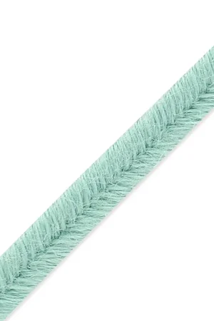 Soutache shiri velvet fabrication italienne 4 mm Teal x1m Promozione