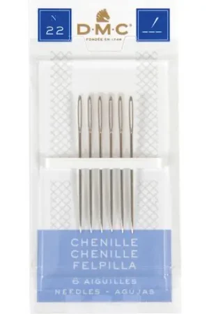 Spedizione Espresso Aghi da ricamo - Aghi da ricamo in ciniglia n°22 - DMC