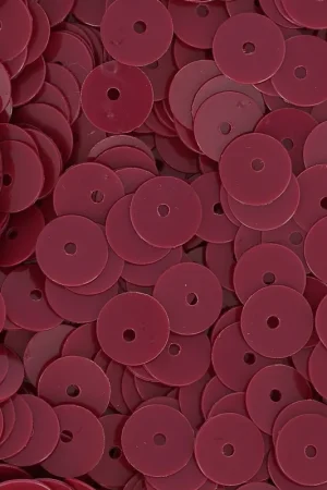 Sequins en plastique  imitation perles Heishi 6 mm Bordeaux x50g Spedizione Espresso