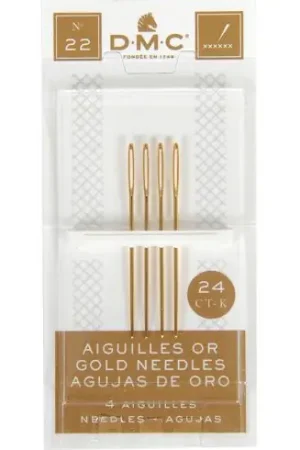 Aghi per tappezzeria - Aghi d'oro con arazzo a mano n°22 - DMC Novità