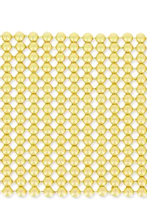 Compra Adesso Maille résille en aluminium motif rond 45 mm doré x50cm