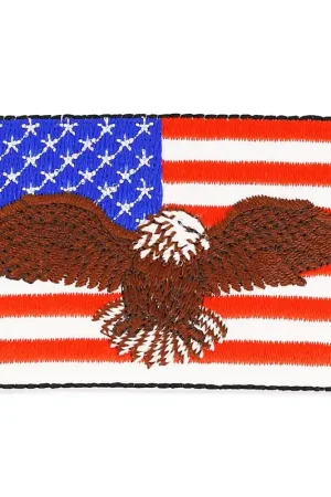 Ecusson Thermocollant 70x45 mm Born in the USA  x1 Sconto