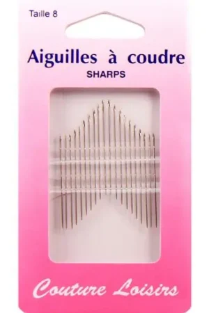 Non Perdere Aghi da cucire - Aghi per cucire a mano - Taglia 8 - Couture loisirs
