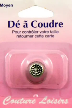 Non Perdere Ditale  - Ottone - Medio - Couture loisirs