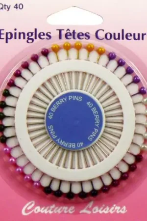 Prezzo Scontato spilla - Alfileres con cabeza colorada - Couture loisirs