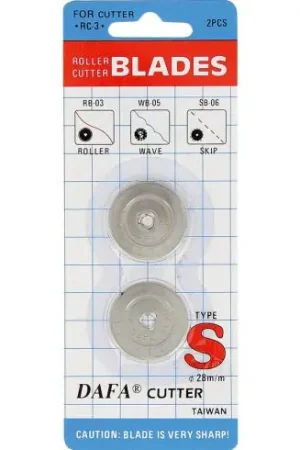 Lama - 2 lame di cutter - diametro 28 mm - Dafa Miglior Prezzo