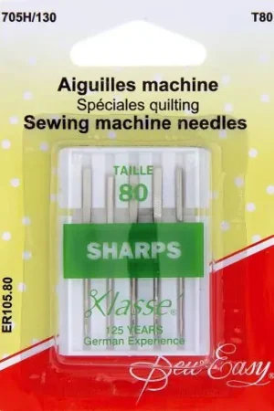 Prezzo Di Fabbrica Aghi per macchine da cucire - Aghi per quilting 80 - Sew Easy