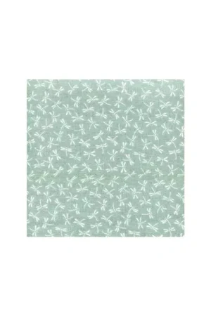 Ultimissimo Modello Sevenberry, Tessuto Verde con Libellule