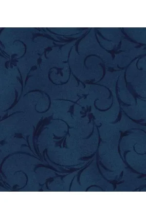 Maywood Studio 108 Beautiful Backing Blue, Tessuto per Retro Quilt Blu con Ghirigori Tono su Tono Soddisfatti O Rimborsati